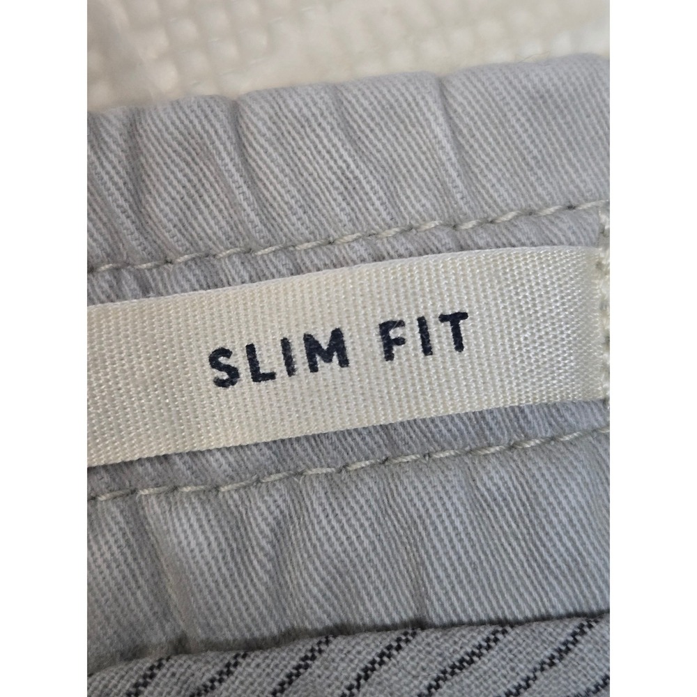 Marine Layer Mens Slim Fit Jogger Pants Grey Organic Cotton Stretch Large - Picture 7 of 11